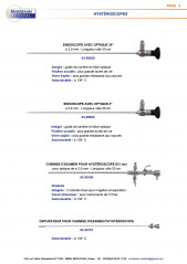 Brochure Hystéroscopie éditée en Juin 2026 par Nussbaum Médical