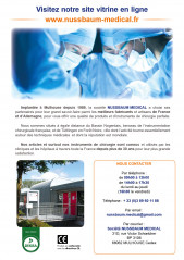 Brochure Hystéroscopie éditée en Juin 2026 par Nussbaum Médical