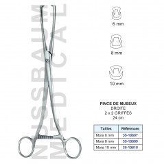 Pince Museux 2x2 griffes