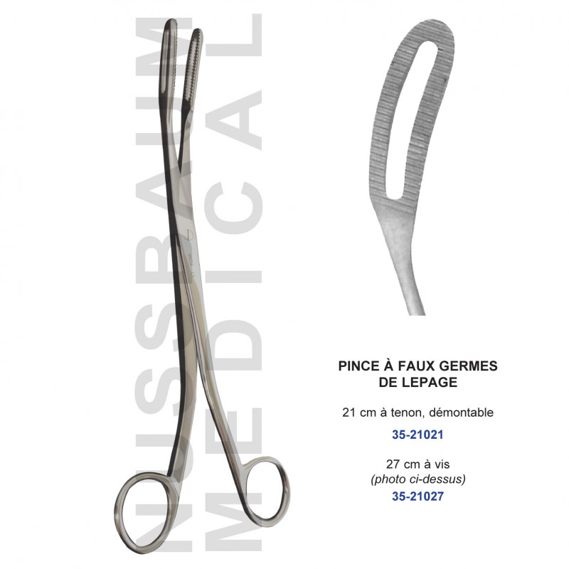 Pince à faux germes de Lepage