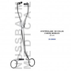 Hystérolabe de Collin à mors mobiles distribué par Nussbaum Médical