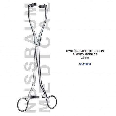 Hystérolabe de Collin à mors mobiles distribué par Nussbaum Médical
